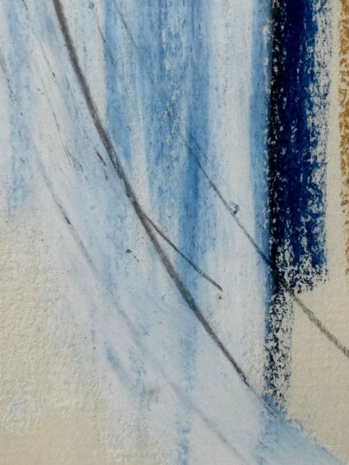 ADRIAN HEATH SIGNED ABSTRACT WATERCOLOUR FORM IN MOTION - ADDITIONAL PHOTO 26