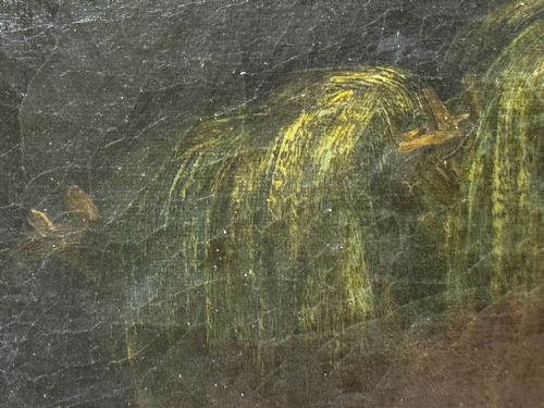 SHELTERING LIVESTOCK IN A BARN C1850 FOLLOWER OF THOMAS SIDNEY COOPER - ADDITIONAL PHOTO 15