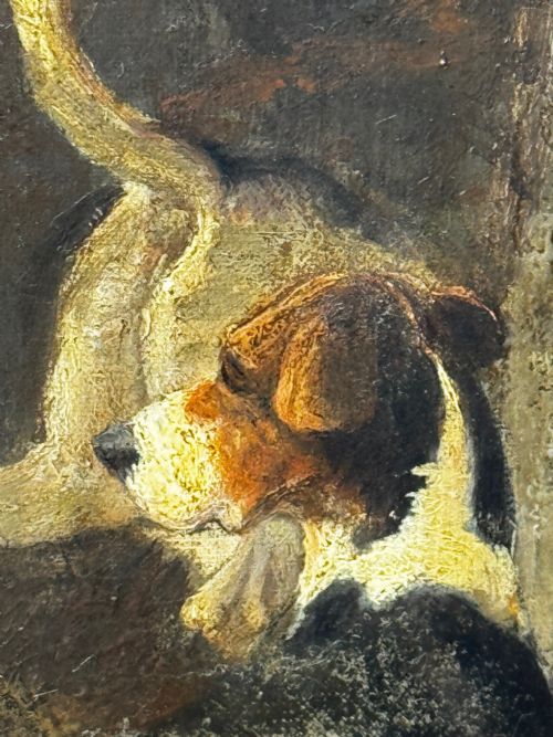 C1880 FOX HUNT ROYAL ACADEMYEXHIBITED EQUESTRIAN OIL PAINTING - ADDITIONAL PHOTO 21