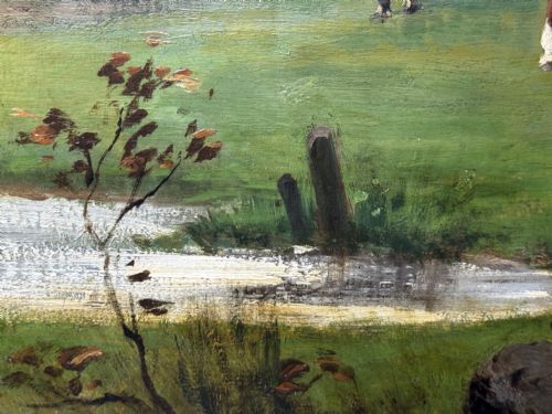C1880 FOX HUNT ROYAL ACADEMYEXHIBITED EQUESTRIAN OIL PAINTING - ADDITIONAL PHOTO 23