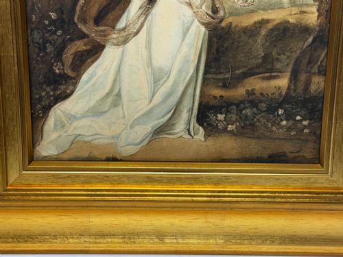 PAINTING AURORA ASCENDANT LADY JANE STANHOPE C 1785 - ADDITIONAL PHOTO 3