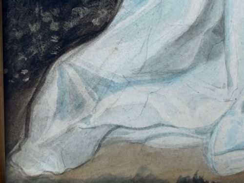 PAINTING AURORA ASCENDANT LADY JANE STANHOPE C 1785 - ADDITIONAL PHOTO 11