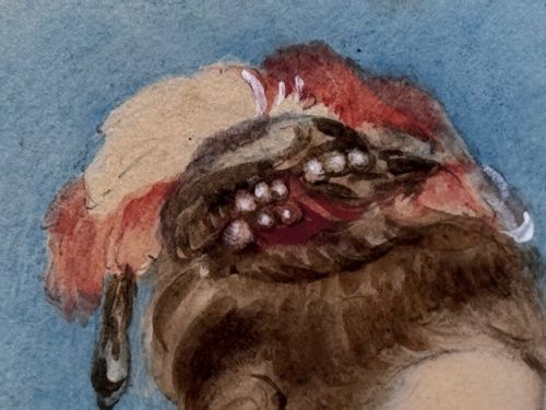 PAINTING AURORA ASCENDANT LADY JANE STANHOPE C 1785 - ADDITIONAL PHOTO 17