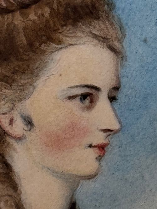 PAINTING AURORA ASCENDANT LADY JANE STANHOPE C 1785 - ADDITIONAL PHOTO 19