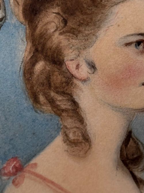 PAINTING AURORA ASCENDANT LADY JANE STANHOPE C 1785 - ADDITIONAL PHOTO 22