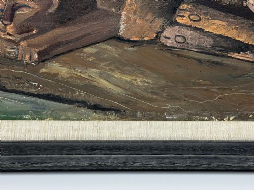 MODERNISM PAINTING SPRING 1947 A MOMENT OF NURTURE BY WILLIAM MCCANCE - ADDITIONAL PHOTO 6