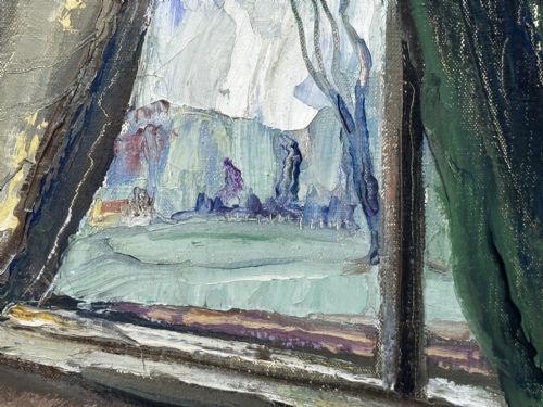 MODERNISM PAINTING SPRING 1947 A MOMENT OF NURTURE BY WILLIAM MCCANCE - ADDITIONAL PHOTO 15