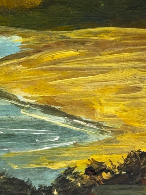OIL PAINTING URQUHART CASTLE LOCH NESS IN MOONLIGHT AFTER JAMES BELL ANDERSON - ADDITIONAL PHOTO 13