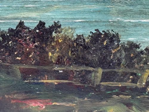 OIL PAINTING URQUHART CASTLE LOCH NESS IN MOONLIGHT AFTER JAMES BELL ANDERSON - ADDITIONAL PHOTO 15