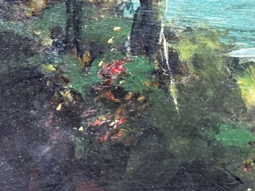 OIL PAINTING URQUHART CASTLE LOCH NESS IN MOONLIGHT AFTER JAMES BELL ANDERSON - ADDITIONAL PHOTO 16