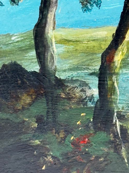 OIL PAINTING URQUHART CASTLE LOCH NESS IN MOONLIGHT AFTER JAMES BELL ANDERSON - ADDITIONAL PHOTO 17