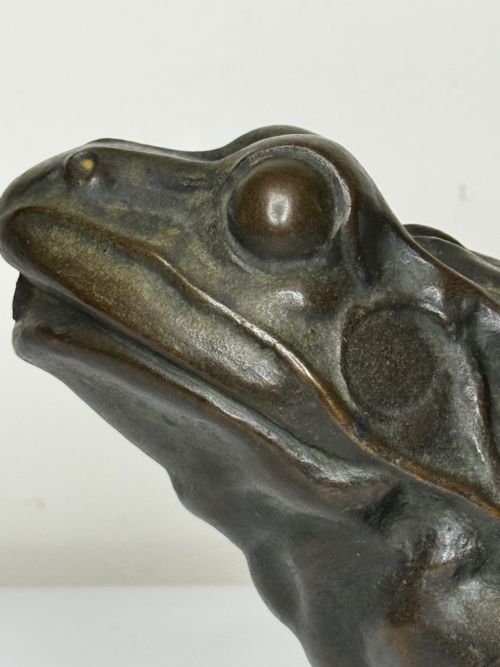 BRONZE FROG FOUNTAIN SPOUT SCULPTURE C1920 AFTER RAFFAELLO ROMANELLI - ADDITIONAL PHOTO 15