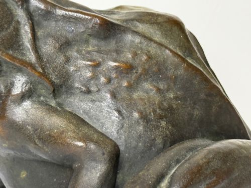 BRONZE FROG FOUNTAIN SPOUT SCULPTURE C1920 AFTER RAFFAELLO ROMANELLI - ADDITIONAL PHOTO 18