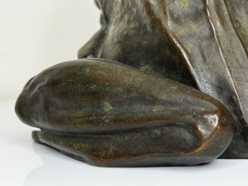 BRONZE FROG FOUNTAIN SPOUT SCULPTURE C1920 AFTER RAFFAELLO ROMANELLI - ADDITIONAL PHOTO 22