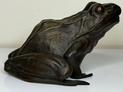 BRONZE FROG FOUNTAIN SPOUT SCULPTURE C1920 AFTER RAFFAELLO ROMANELLI - ADDITIONAL PHOTO 23