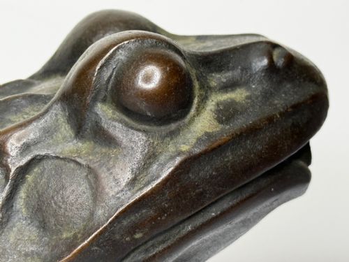 BRONZE FROG FOUNTAIN SPOUT SCULPTURE C1920 AFTER RAFFAELLO ROMANELLI - ADDITIONAL PHOTO 25