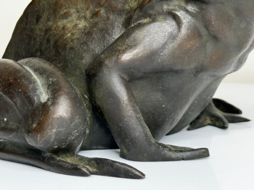 BRONZE FROG FOUNTAIN SPOUT SCULPTURE C1920 AFTER RAFFAELLO ROMANELLI - ADDITIONAL PHOTO 26