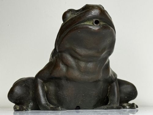 BRONZE FROG FOUNTAIN SPOUT SCULPTURE C1920 AFTER RAFFAELLO ROMANELLI - ADDITIONAL PHOTO 28