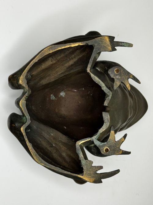 BRONZE FROG FOUNTAIN SPOUT SCULPTURE C1920 AFTER RAFFAELLO ROMANELLI - ADDITIONAL PHOTO 29