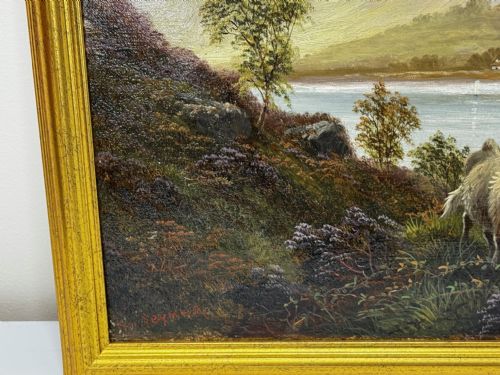 BEN NEVIS AND LOCH LINNHE A PASTORAL OIL PAINTING SCENE BY TOM SEYMOUR - ADDITIONAL PHOTO 1