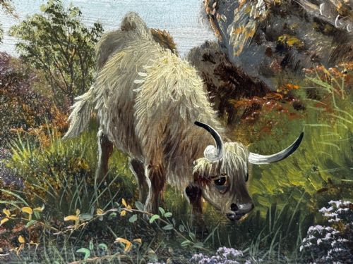 BEN NEVIS AND LOCH LINNHE A PASTORAL OIL PAINTING SCENE BY TOM SEYMOUR - ADDITIONAL PHOTO 9