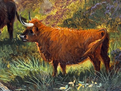 BEN NEVIS AND LOCH LINNHE A PASTORAL OIL PAINTING SCENE BY TOM SEYMOUR - ADDITIONAL PHOTO 11