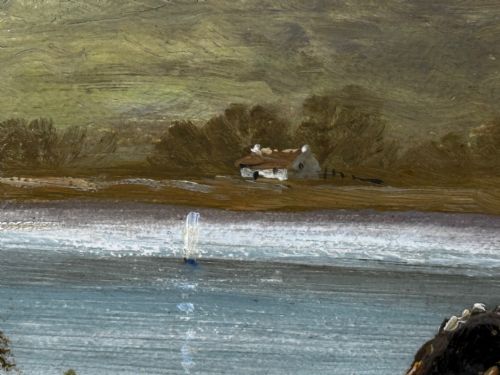 BEN NEVIS AND LOCH LINNHE A PASTORAL OIL PAINTING SCENE BY TOM SEYMOUR - ADDITIONAL PHOTO 15