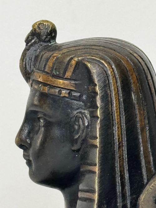 NEOCLASSICAL GRAND TOUR GILT BRONZE SPHINX SCULPTURE C1820 - ADDITIONAL PHOTO 17