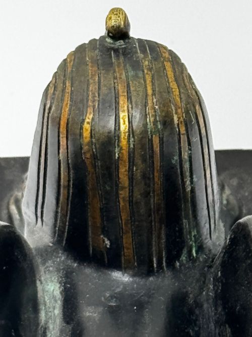 NEOCLASSICAL GRAND TOUR GILT BRONZE SPHINX SCULPTURE C1820 - ADDITIONAL PHOTO 26
