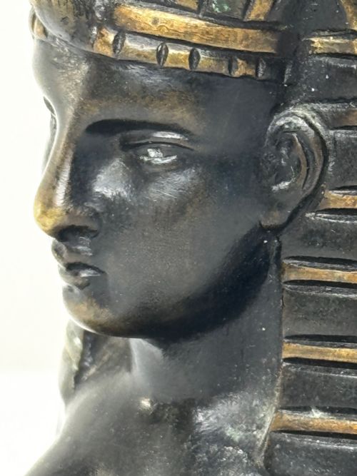 NEOCLASSICAL GRAND TOUR GILT BRONZE SPHINX SCULPTURE C1820 - ADDITIONAL PHOTO 27