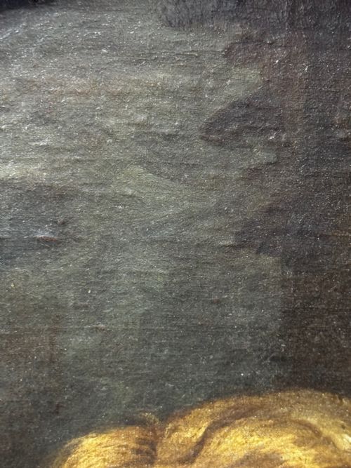 PAINTING AN ENDEARING BOND BOY WITH KING CHARLES SPANIEL PUPPY C1680 CIRCLE OF MARY BEALE - ADDITIONAL PHOTO 13