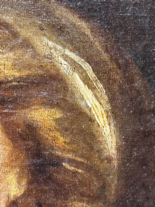 PAINTING AN ENDEARING BOND BOY WITH KING CHARLES SPANIEL PUPPY C1680 CIRCLE OF MARY BEALE - ADDITIONAL PHOTO 25