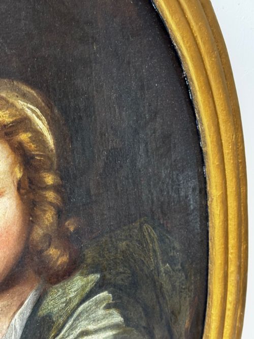 PAINTING AN ENDEARING BOND BOY WITH KING CHARLES SPANIEL PUPPY C1680 CIRCLE OF MARY BEALE - ADDITIONAL PHOTO 27