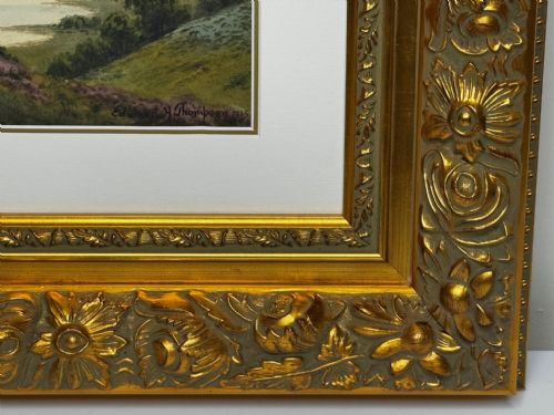 EDWARD HORACE THOMPSON LAKE DISTRICT PAINTING C1925 FRAMED GLAZED - ADDITIONAL PHOTO 2