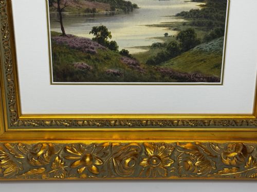 EDWARD HORACE THOMPSON LAKE DISTRICT PAINTING C1925 FRAMED GLAZED - ADDITIONAL PHOTO 4