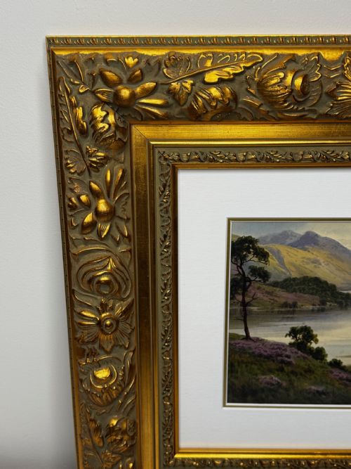EDWARD HORACE THOMPSON LAKE DISTRICT PAINTING C1925 FRAMED GLAZED - ADDITIONAL PHOTO 8