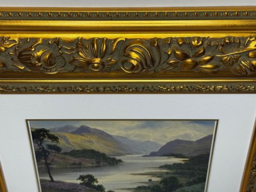 EDWARD HORACE THOMPSON LAKE DISTRICT PAINTING C1925 FRAMED GLAZED - ADDITIONAL PHOTO 11