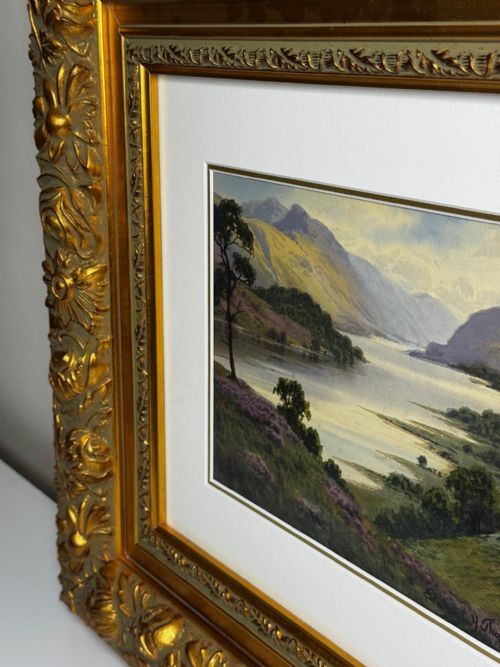 EDWARD HORACE THOMPSON LAKE DISTRICT PAINTING C1925 FRAMED GLAZED - ADDITIONAL PHOTO 13