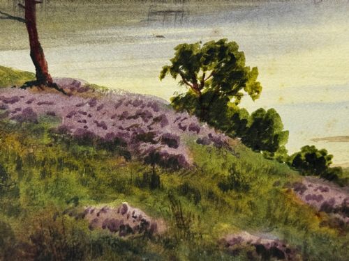 EDWARD HORACE THOMPSON LAKE DISTRICT PAINTING C1925 FRAMED GLAZED - ADDITIONAL PHOTO 15