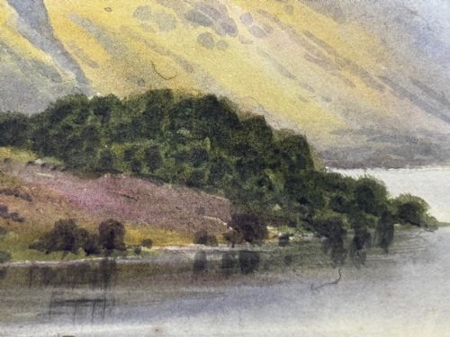 EDWARD HORACE THOMPSON LAKE DISTRICT PAINTING C1925 FRAMED GLAZED - ADDITIONAL PHOTO 17