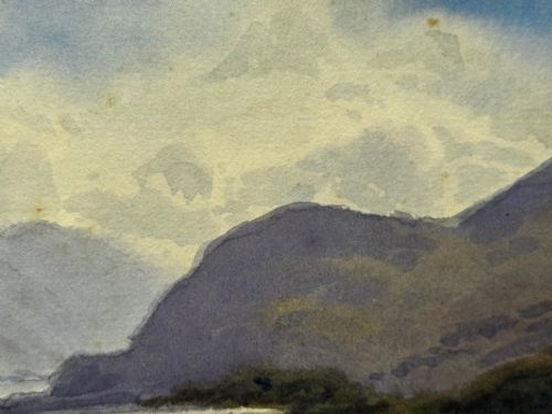 EDWARD HORACE THOMPSON LAKE DISTRICT PAINTING C1925 FRAMED GLAZED - ADDITIONAL PHOTO 20