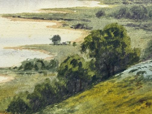 EDWARD HORACE THOMPSON LAKE DISTRICT PAINTING C1925 FRAMED GLAZED - ADDITIONAL PHOTO 22