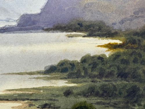 EDWARD HORACE THOMPSON LAKE DISTRICT PAINTING C1925 FRAMED GLAZED - ADDITIONAL PHOTO 23
