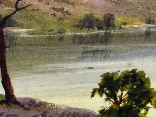 EDWARD HORACE THOMPSON LAKE DISTRICT PAINTING C1925 FRAMED GLAZED - ADDITIONAL PHOTO 28