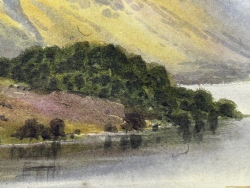 EDWARD HORACE THOMPSON LAKE DISTRICT PAINTING C1925 FRAMED GLAZED - ADDITIONAL PHOTO 29