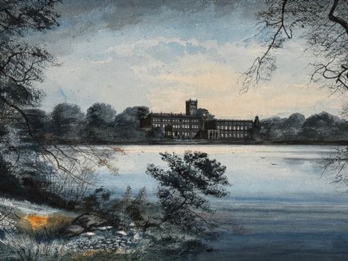 PAINTING THE FINAL GLIMPSE TRENTHAM HALL C1912 SEAT DUKE OF SUTHERLAND - ADDITIONAL PHOTO 9