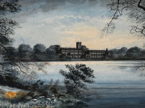 PAINTING THE FINAL GLIMPSE TRENTHAM HALL C1912 SEAT DUKE OF SUTHERLAND - ADDITIONAL PHOTO 10
