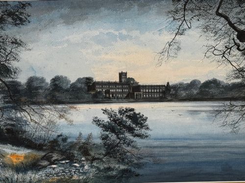 PAINTING THE FINAL GLIMPSE TRENTHAM HALL C1912 SEAT DUKE OF SUTHERLAND - ADDITIONAL PHOTO 11