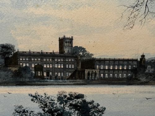 PAINTING THE FINAL GLIMPSE TRENTHAM HALL C1912 SEAT DUKE OF SUTHERLAND - ADDITIONAL PHOTO 13
