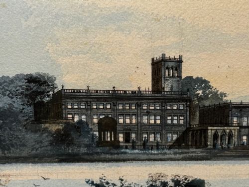 PAINTING THE FINAL GLIMPSE TRENTHAM HALL C1912 SEAT DUKE OF SUTHERLAND - ADDITIONAL PHOTO 14